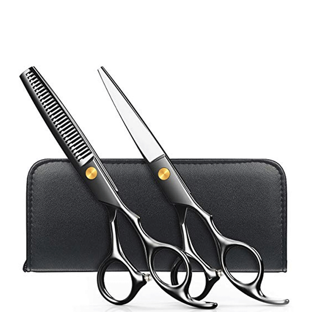 Hair thinning scissors