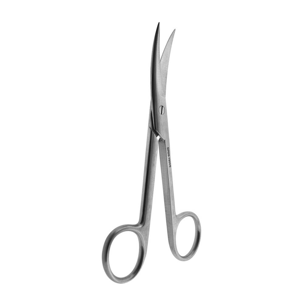 Curved nail scissors