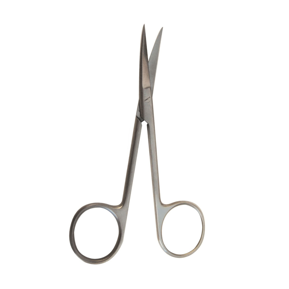 Curved nail scissors