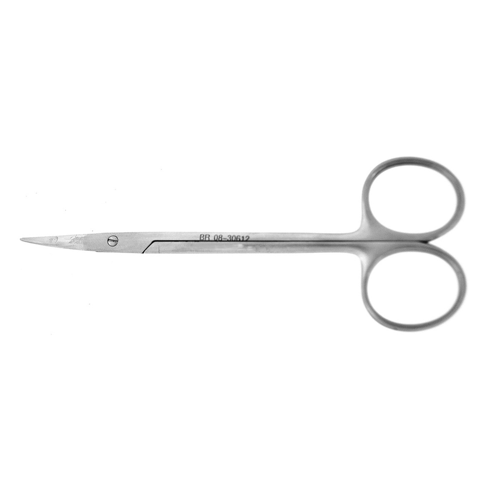 Curved nail scissors